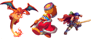 Illustration for article titled Estos dibujos nos hacen soñar con una versión de Smash Bros en pixel art